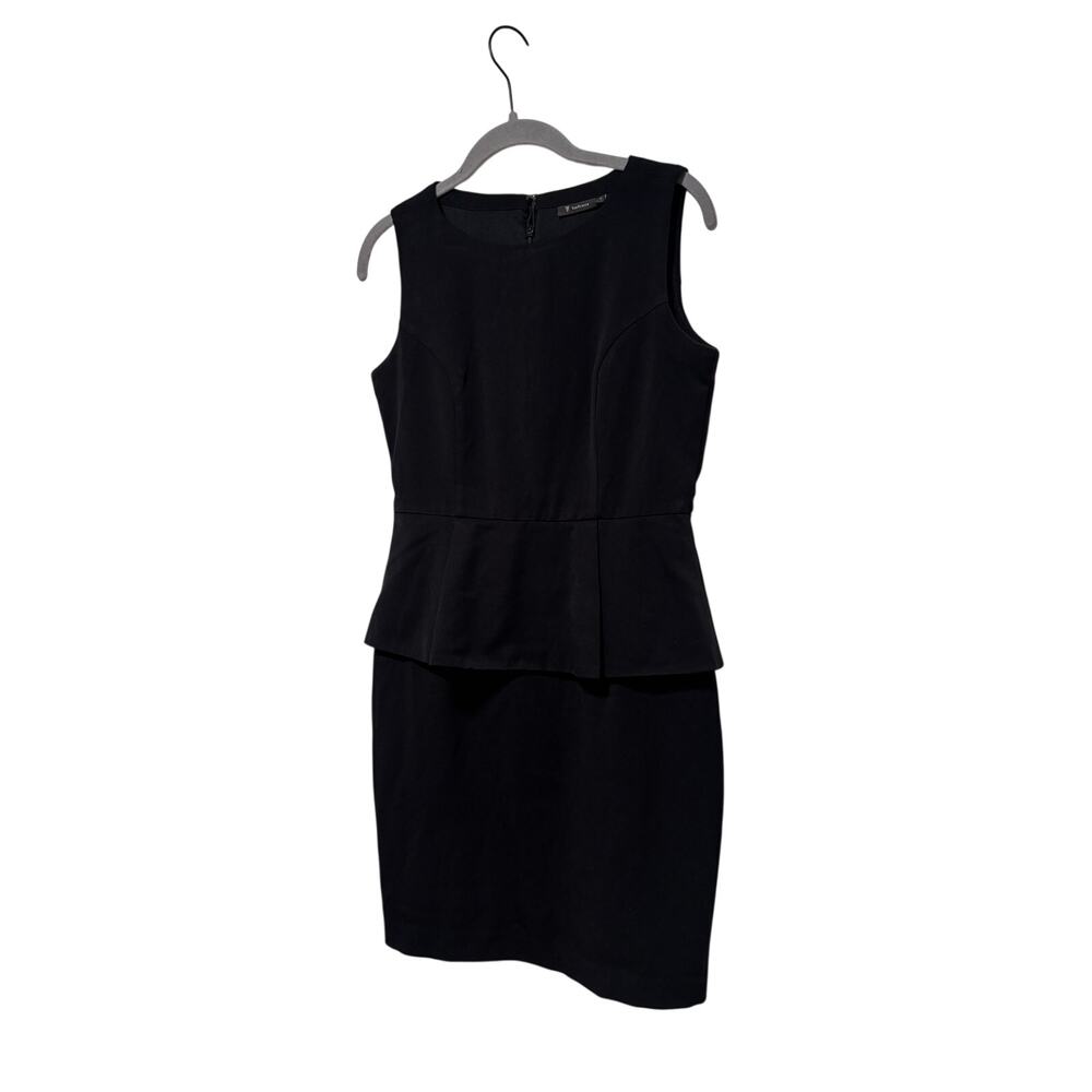 Van Heusen Women's Black Sleeveless Peplum Sheath Dress Size S - Picture 3 of 10